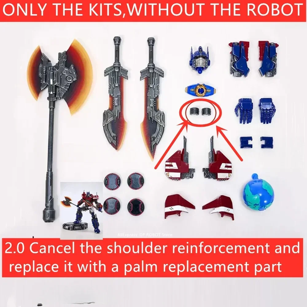 

【2.0 New IN STOCK】Weapon MM01A Upgrade Kit For Transformation Magnificent Mecha MM-01 MM01 lloy Skeleton Op Commander