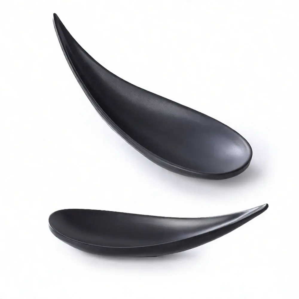 Commercial Grade Melamine Ramen Spoon Japanese Soup Ladle Ergonomic Long Handle Hook Anti Slip Durable Kitchen Dining Utensil