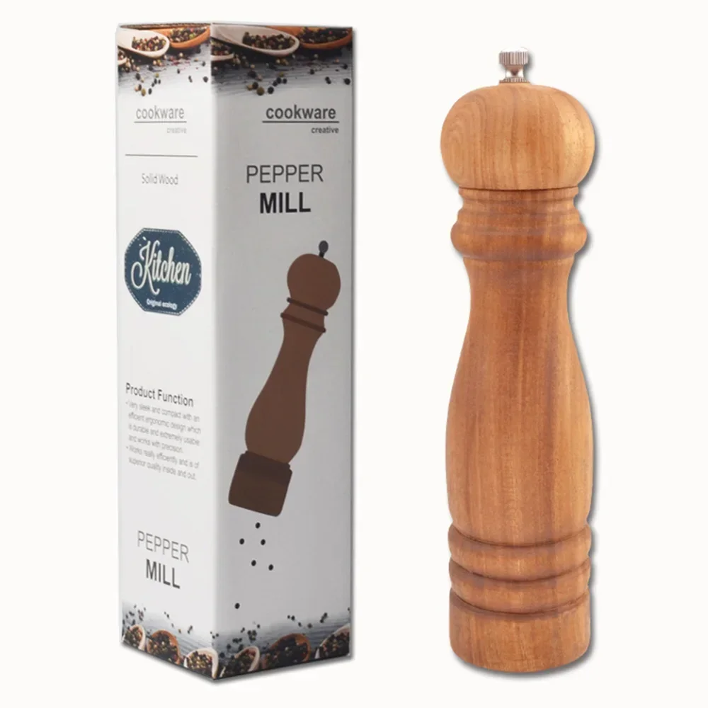 Manual Salt Pepper Grinder Mill Clear Seasoning Muller Spice Milling Gadget Pepper Grinding Kitchen Accessories Gadget Cocina