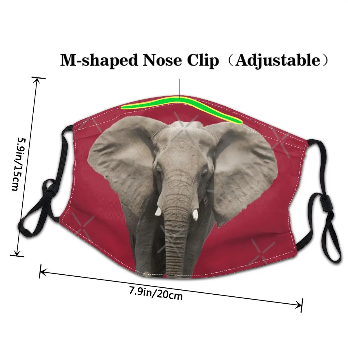 Stampeding Elephant Roll Tide Fashion Trend Masks Wedding Mask