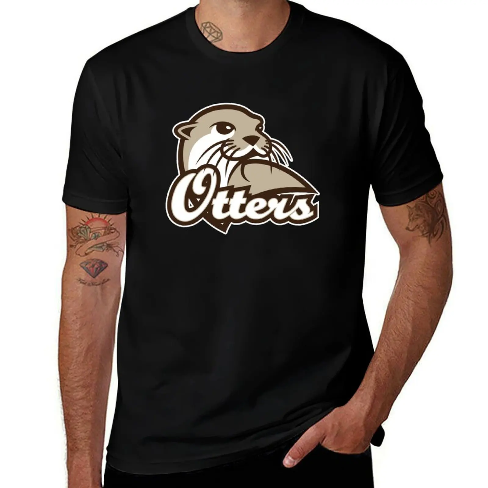

Otters T-Shirt cotton tshirt 100% man t shirt heavy cotton T-Shirt