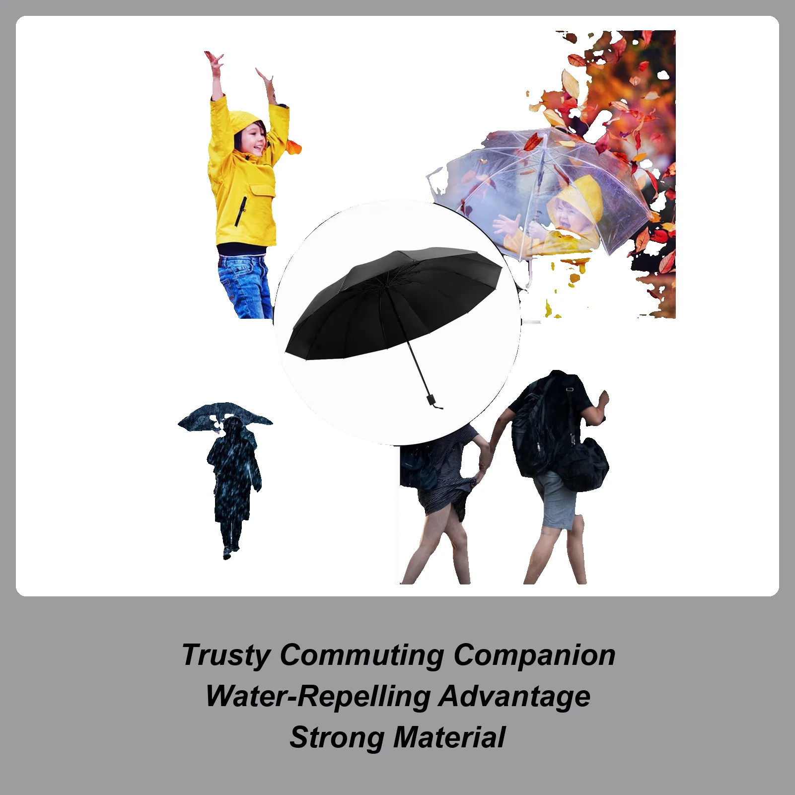 

Зонты от дождя, 12 ручек, защита от ультрафиолета, сверхмощный большой легкий складной зонт для уличного солнца, гольфа, общежития для детей