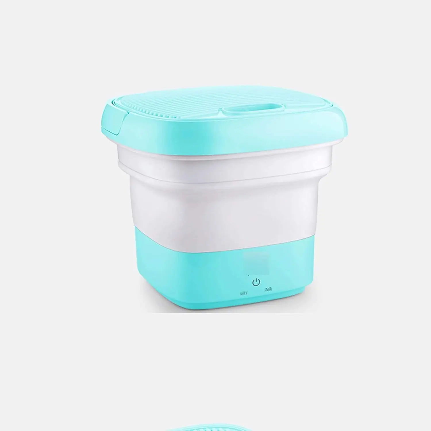 

Portable Washing Machine,Blue-ray Cleaning Mini Washing Machine,Washing Machine Travelling,Gift for Friends or Family Blue Sm