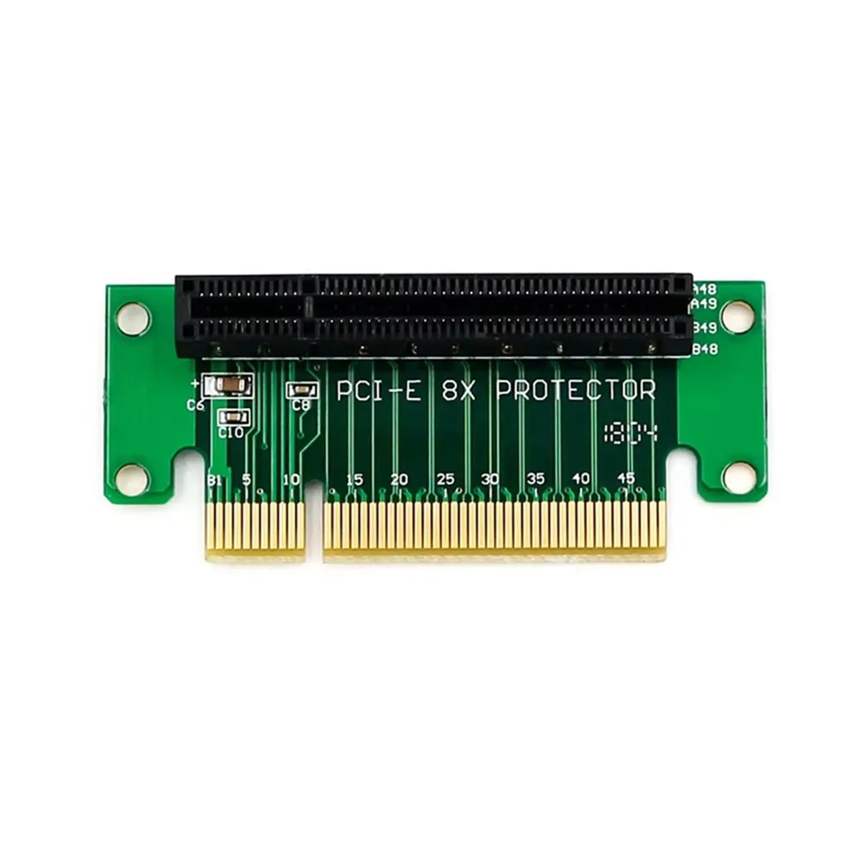 (A16I] PCIe 8x Adapter Riser Card Converter 90 Degree PCI Express PCI-E X8 Expansion Board for 1U 2U Server Desktop