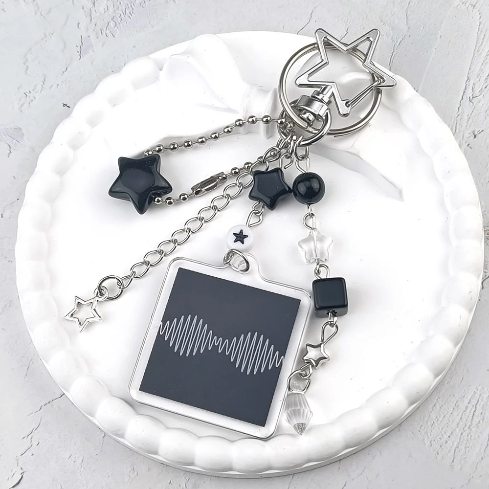 Arctic Monkeys Beads Keychain Bag Aesthetic Jewelry