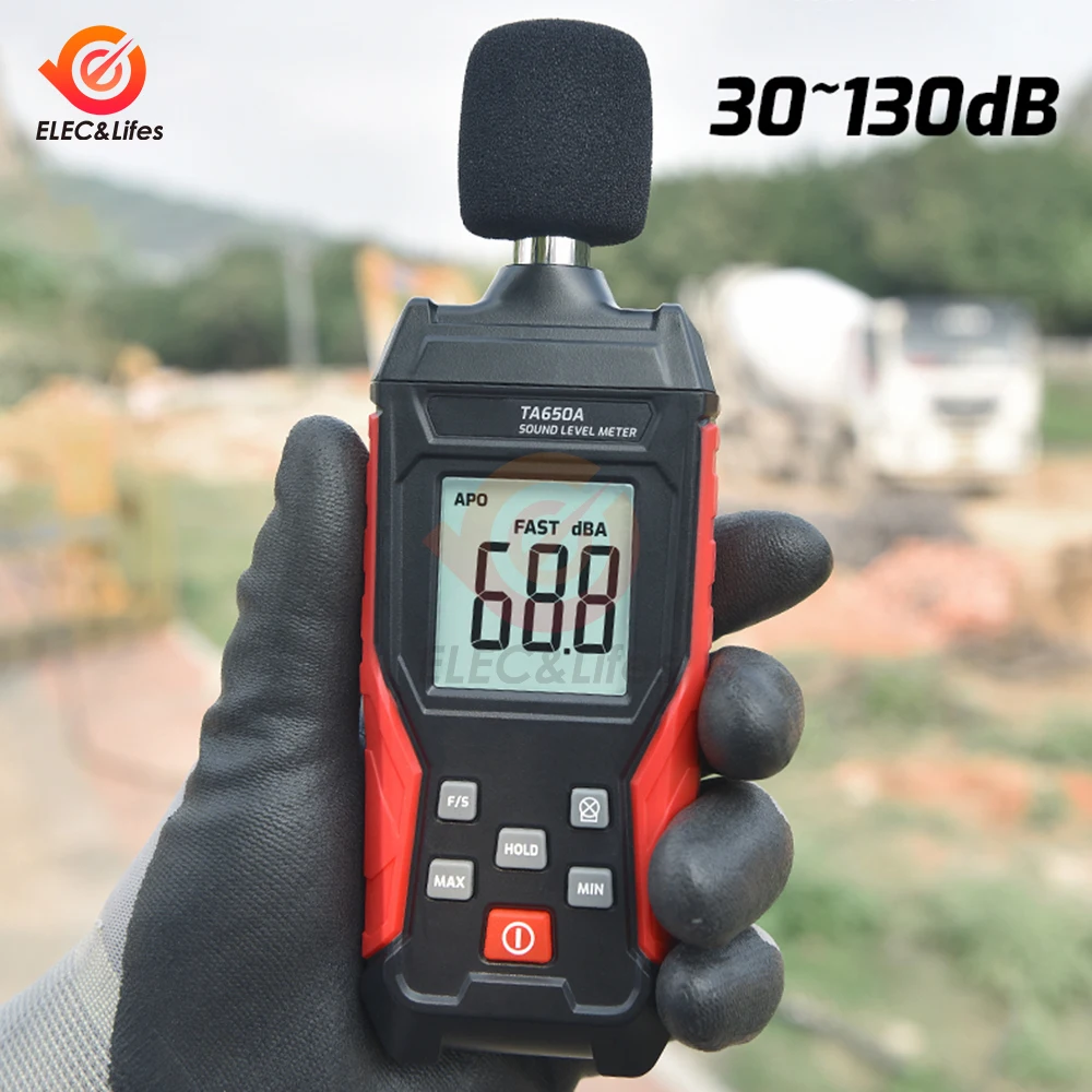 TA650A High-precision Noise Meter Household Volume Measurement Sound Detector Decibel Detector 30.0-130dba