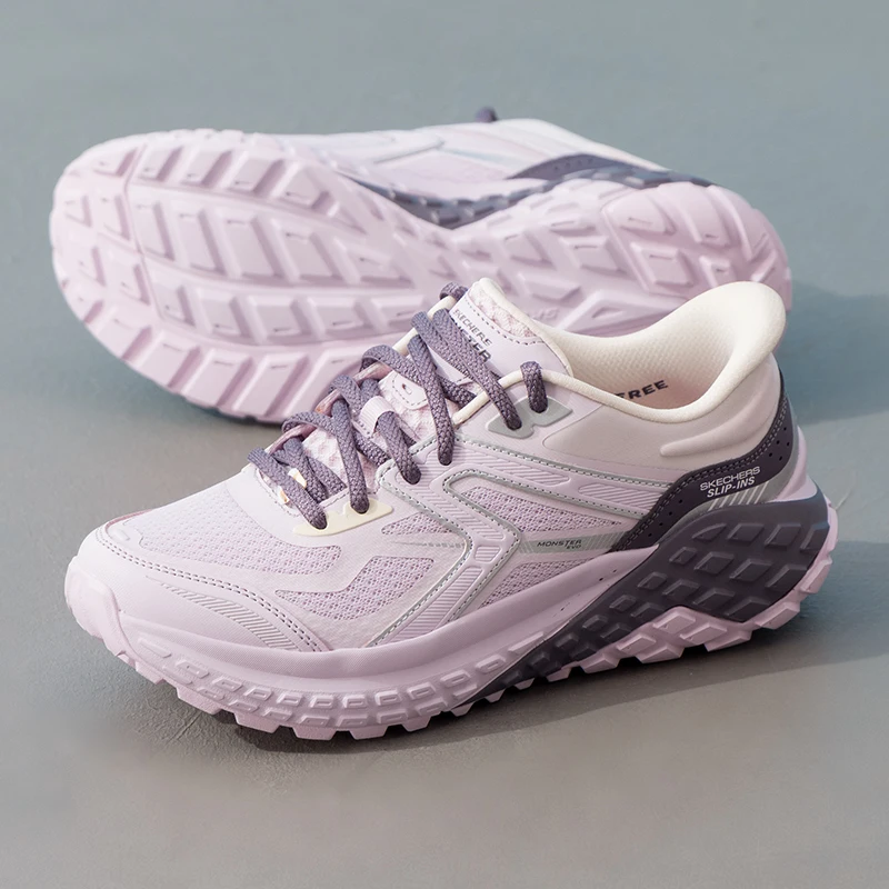 Zapatos Deportivos Skechers para Mujer, Zapatos Casuales de Moda para Viajes al Aire Libre, con Amortiguación y Resistentes al Desgaste 150681-Lav