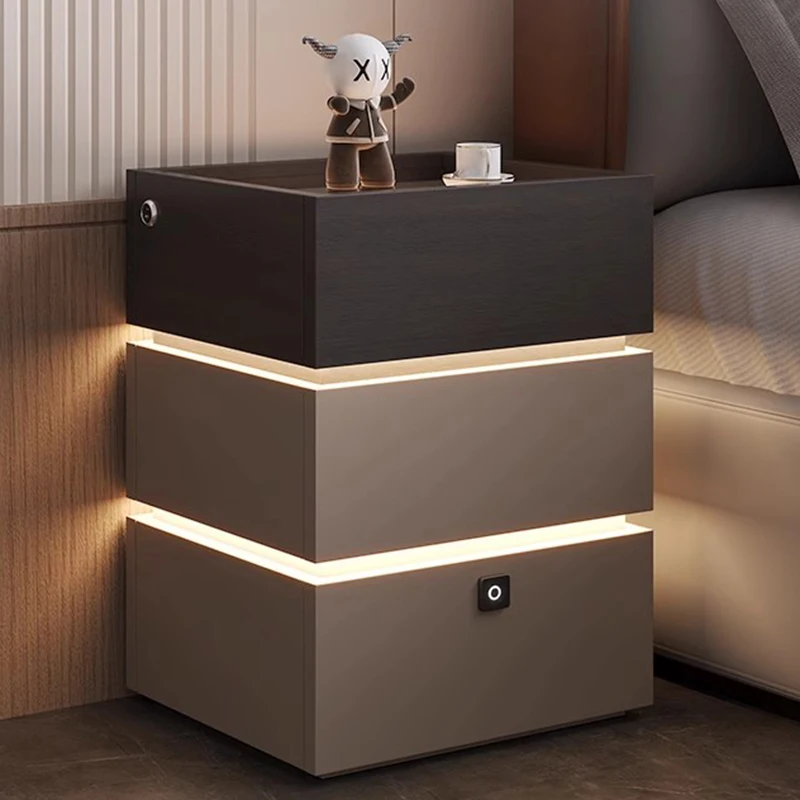 Modern Table Design Comfortable Nightstands Bedroom Drawers Luxury Bedside Economic Furniture Room Cool Mesa Cabeceira Stuff