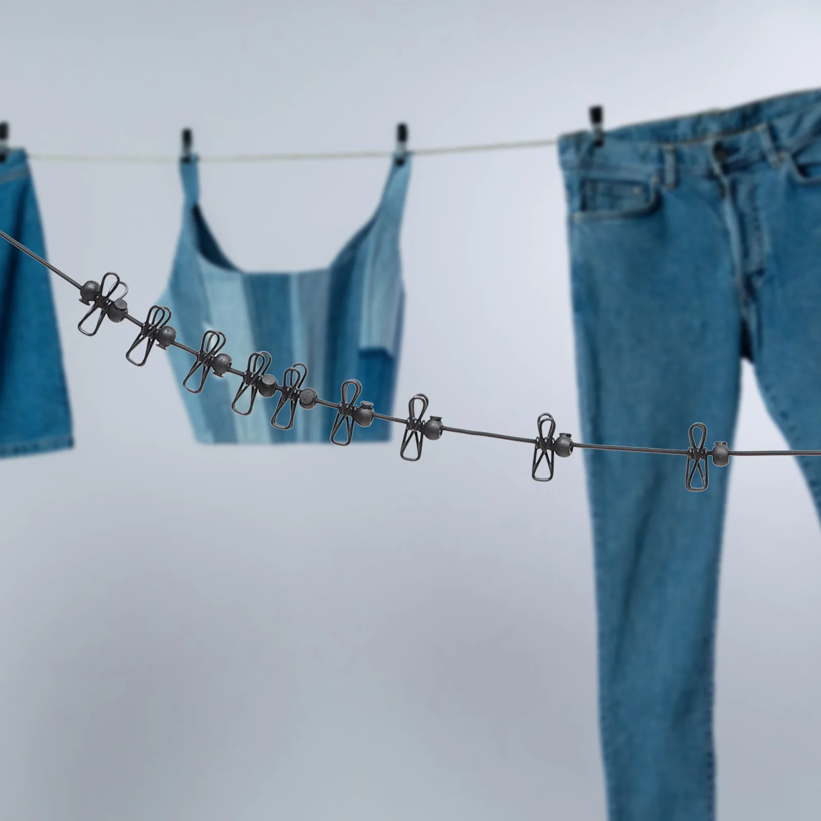 2 قطعة الملابس حبل معلق تحديد المواقع أبازيم يندبروف مقاطع الثقيلة تجفيف خط للسفر في الهواء الطلق التخييم المناشف لحاف