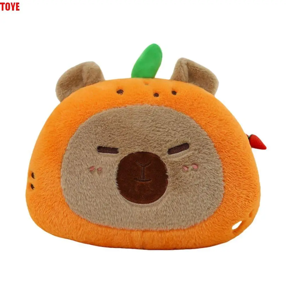 

Sleeping Pillow Cartoon Capybara Plush Pillow Simulation Soft Capybara Throw Pillow Fluffy 38cm Capibara Fluffty Doll Home Decor