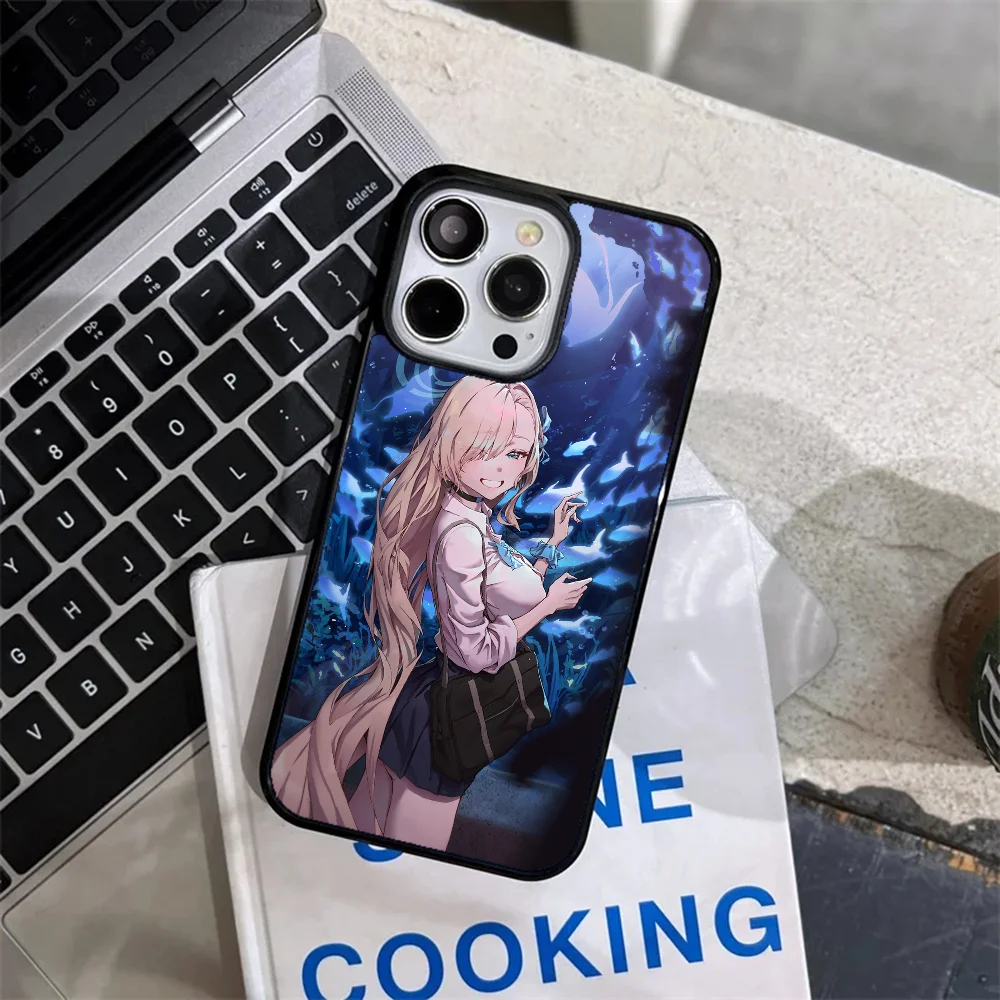 Game Anime Blue Archive Ichinose Asuna.jpg Phone Case Strong Magnetic For IPhone 15 14 13 Pro Max 11 12 Mini Alex Mirror For