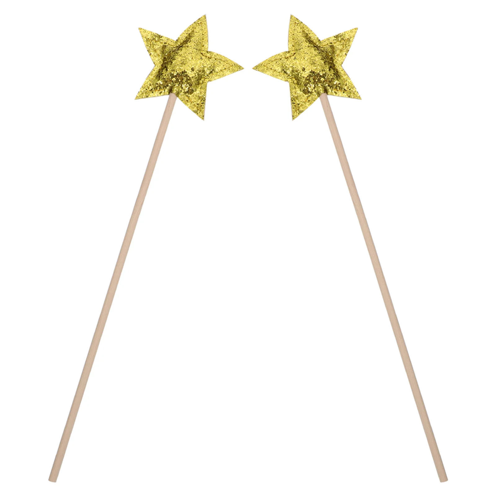 

2pcs Shape Fairy Wand Glitter Sticks For Unique Sparkle Party Dance Concert Prop Gift Star Fairy Wands