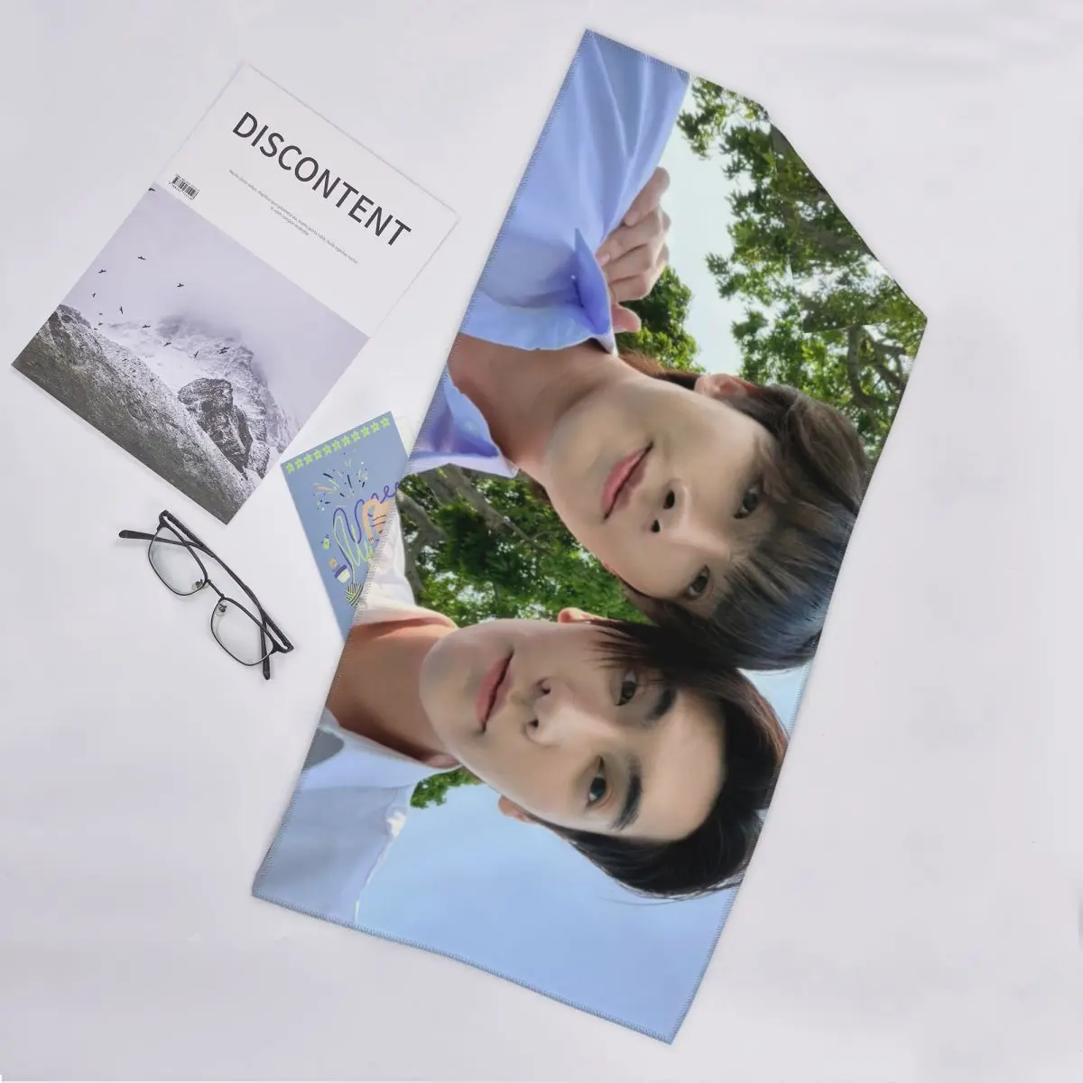 Bossnoeul Thai TV Crazy Love MooMoo , The Boy Next World,  Love in The Air Photo 35x75 Microfiber Double-sided Printing Towels