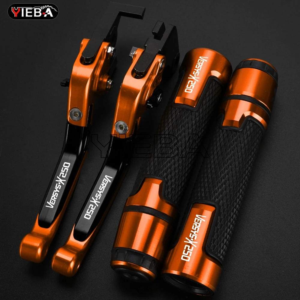 

FOR Kawasaki VERSYS-X250 2017-2021 2022 2020 2019 2018 VERSYSX250 Motorcycle Adjustable Brake Clutch Levers Handle Handlebar End