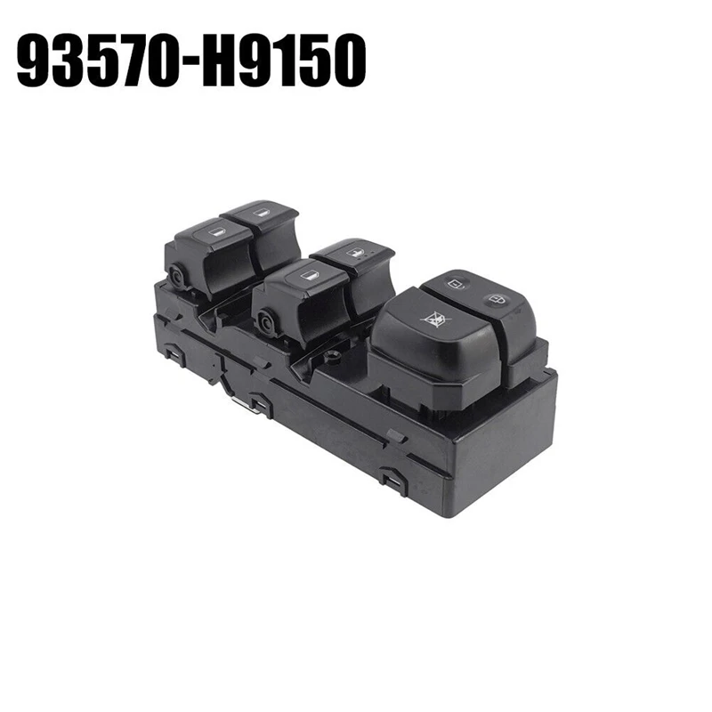 93570-H9150 Drivers Side Left Master Window Switch For 2018 2019 2020 Kia Rio Power Control Button 93570H9150 93570H6150