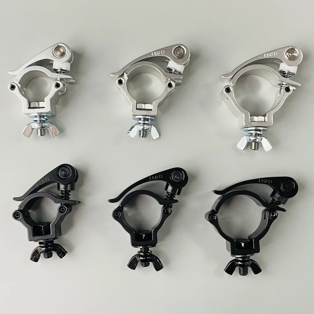 

35mm 40mm 50mm Aluminum Truss Clamp Quick Release Clamps Tube Fastener Lock Hook With Handle For Global F24 F30 Stage Accessory