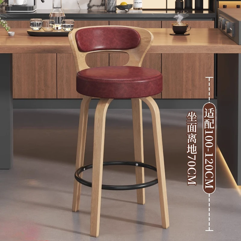 High Chair Bar Stools For Kitchen Chaise Design Chairs For Dining Table Nordic Bar Stool With Backrest Vasagle Barstools Hocker