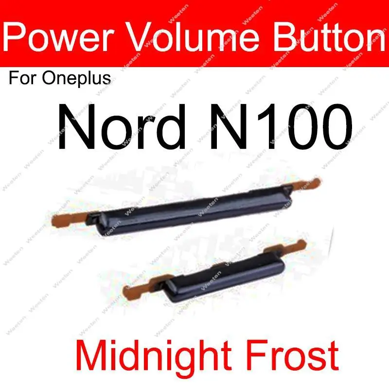 For OnePlus 1+ Nord CE 5G Nord CE 2 Lite Nord N100 N200 N300 5G One Off Power Volume Mute Side Keys Buttons Replacement Parts