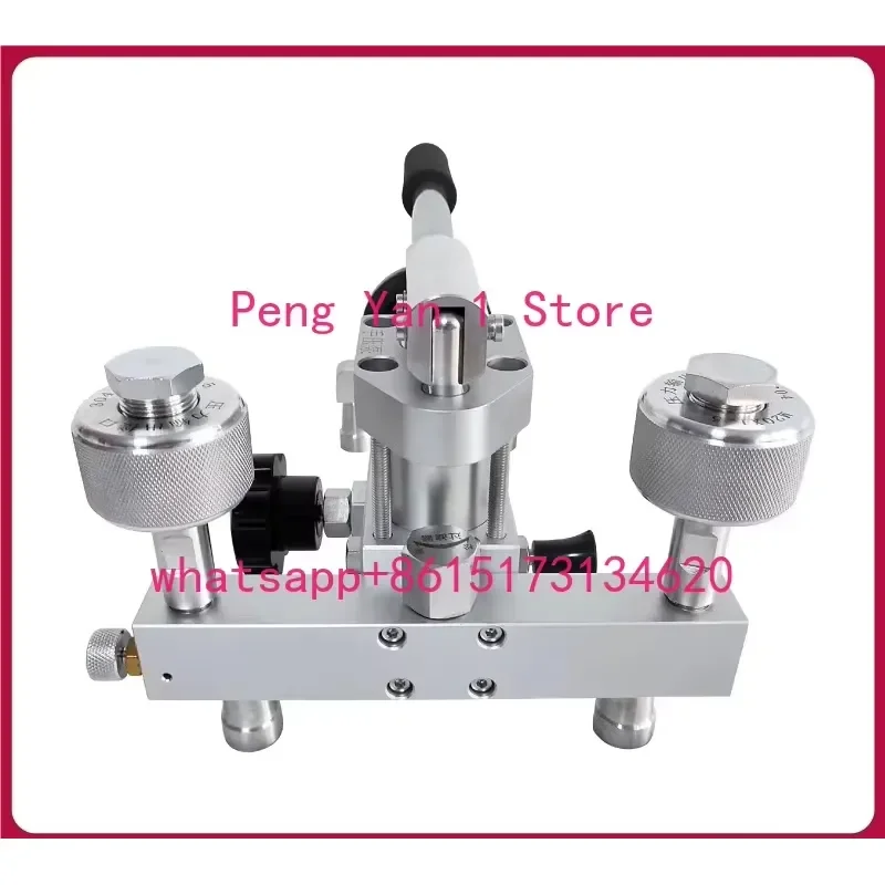 Portable Hand Operated Air Pressure Pump Manual Pressure Detector