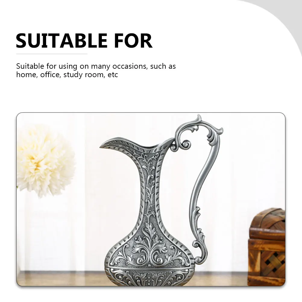 

Vintage Home Decor Retro Handle Vase Unique Design Flower Manual Decorative Vases Office