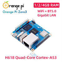 Orange Pi Zero 3 Allwinner H618 WiFi Bluetooth 1 / 2 / 4GB RAM DDR4 Mini PC Orange Pi Zero3 Development Board SBC Optional Case