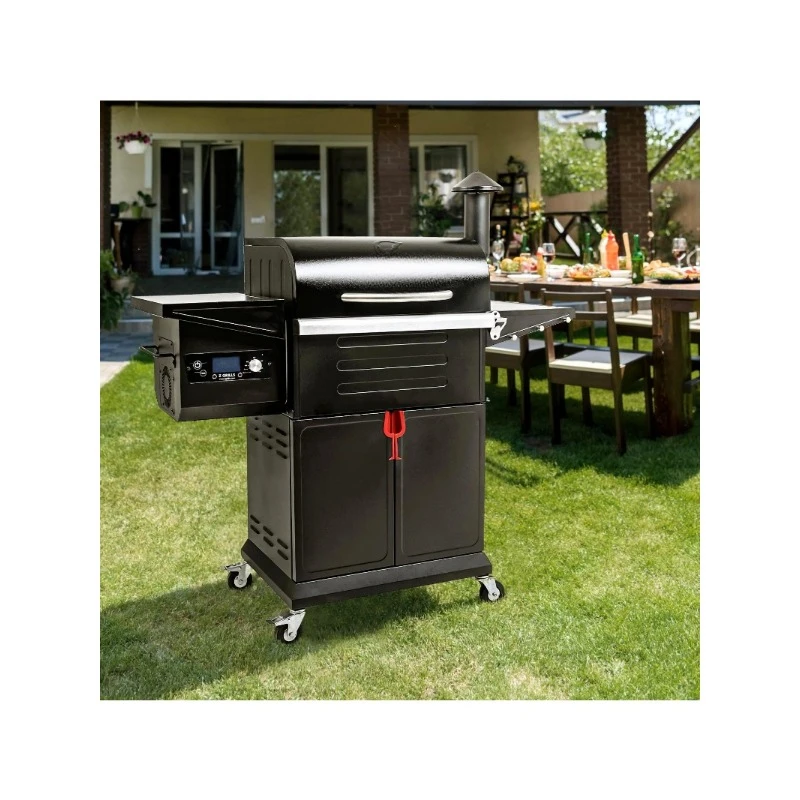 Hot Selling Items Wood Pellet Grill & Smoker 8-in-1 Pellet Grill  in Area for Backyard Camping Outdoor Party Easy to store