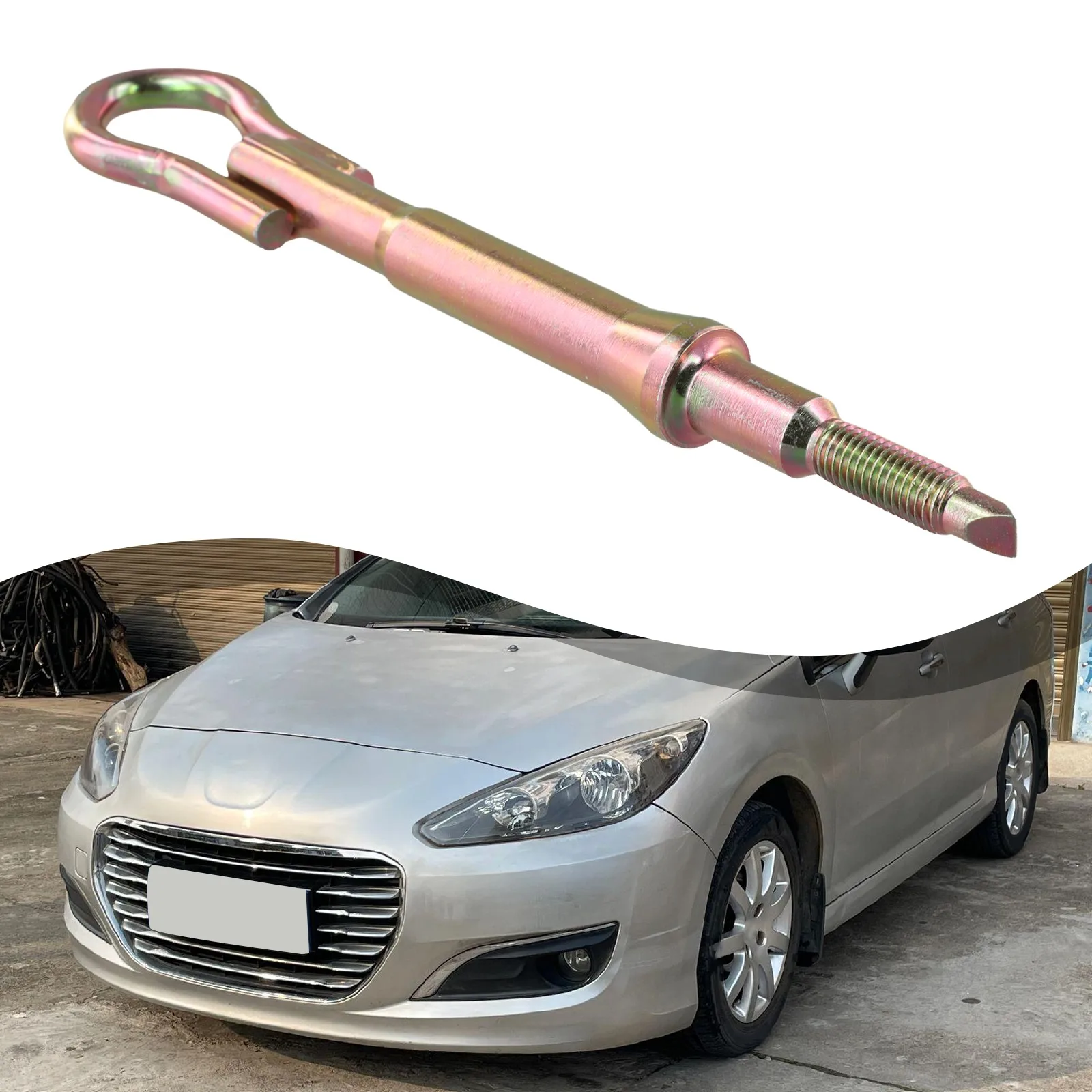 

Tow Hook Towing Hook Ring For 207 208 3008 301 407 For Partner RCZ 7212SQ 674418 For Berlingo B9 Metal Replacement Parts