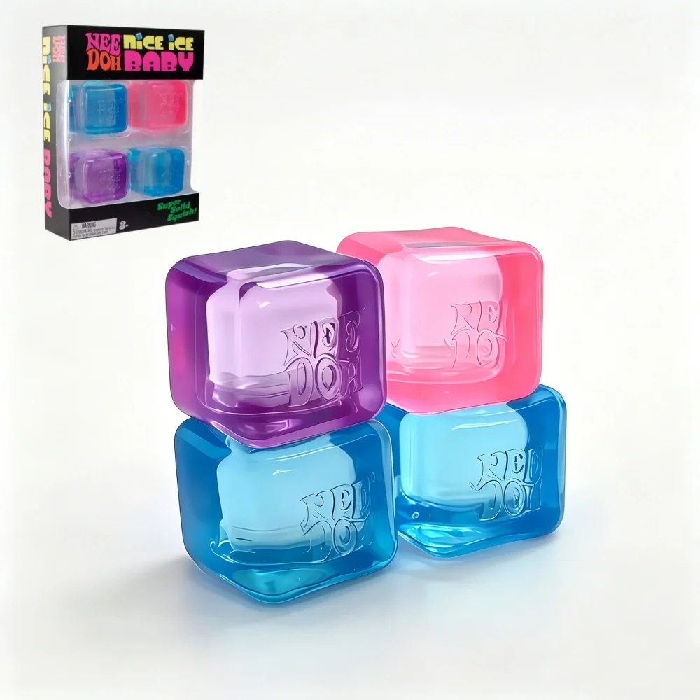 2026 Neuerscheinung Schylling Needoh Nice Cube, Sensorisches Spielzeug, Stressabbau-Blöcke, Stressabbau-Puzzles, Druckentlastungs-Spielzeuge