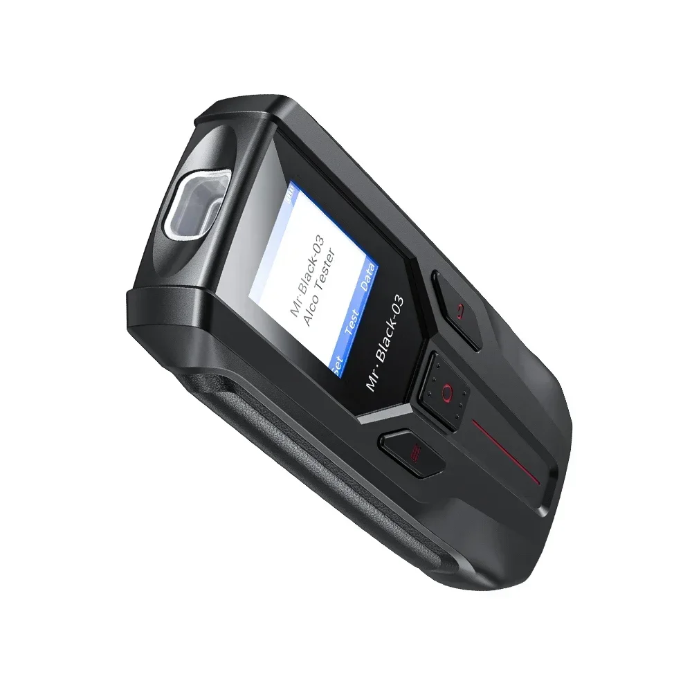 

2025Color LCD Display Alcohol Tester Breathalyzer Detector Sensor Mr. BLACK 3 Compliant with CE ROSH PSE