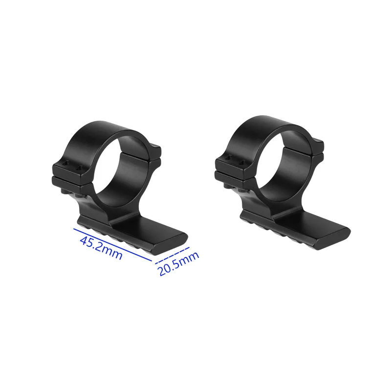 Optic Scope Ring 25.4mm 30mm Diameter Adaptor mount With 20mm Rail For Flashlight Red Dot Laser Hunting Accessories