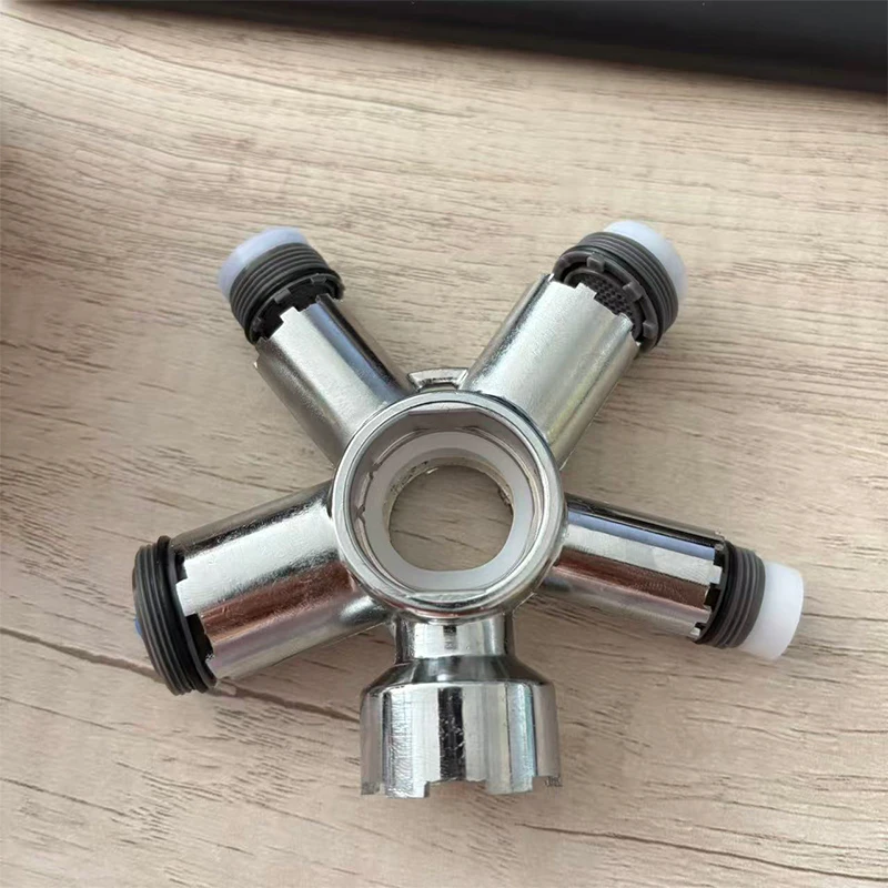 Faucet Aerator Removal Tool Heavy Duty Aerator Wrench Key Multi Size Faucet Aerator Puller Fits M16.5-M28 Hidden Shell Aerators
