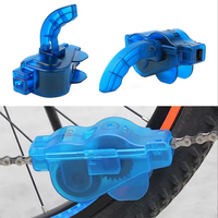 Portable Bicycle Chain Cleaner Bike Brushes Scrubber Wash Tool Mountain Cycling Cleaning Kit Outdoor Accessory