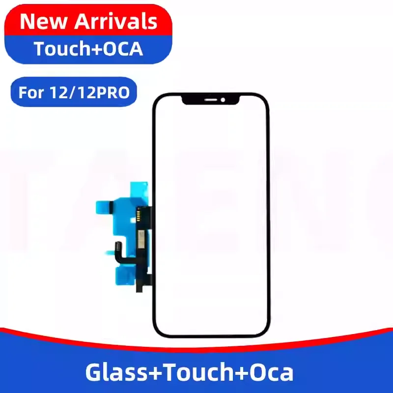 TAENO 터치 스크린 터치 + OCA iPhone11 XR XS X xsmax 12mini 13pro 11 13Promax 소유 성 코팅 터치 스크린 교체