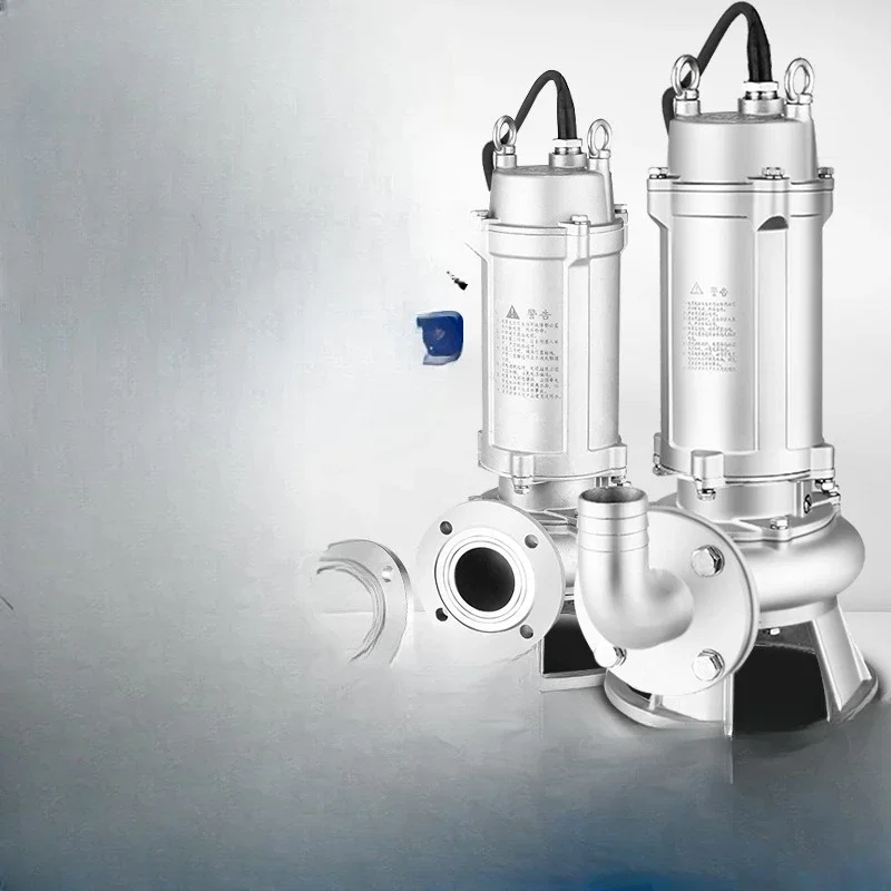 

304 all stainless steel sewage pump 316 cut non-clogging submersible pump