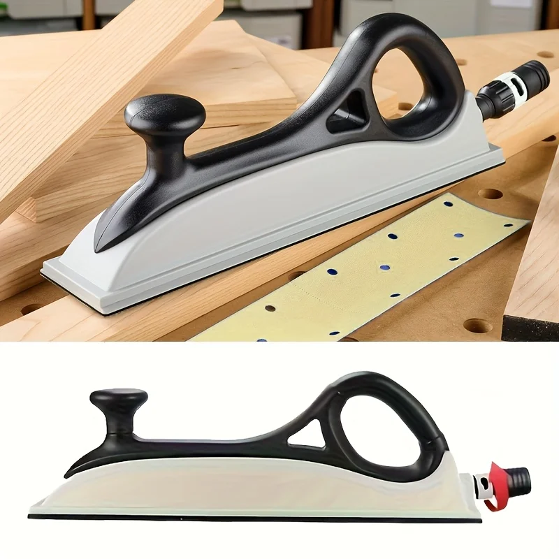 

70*420mm Hand Sanding Block Hook Loop Dust Free Extraction Mesh Grinding Pad Abrasive Tools Used for Wood and Automobile