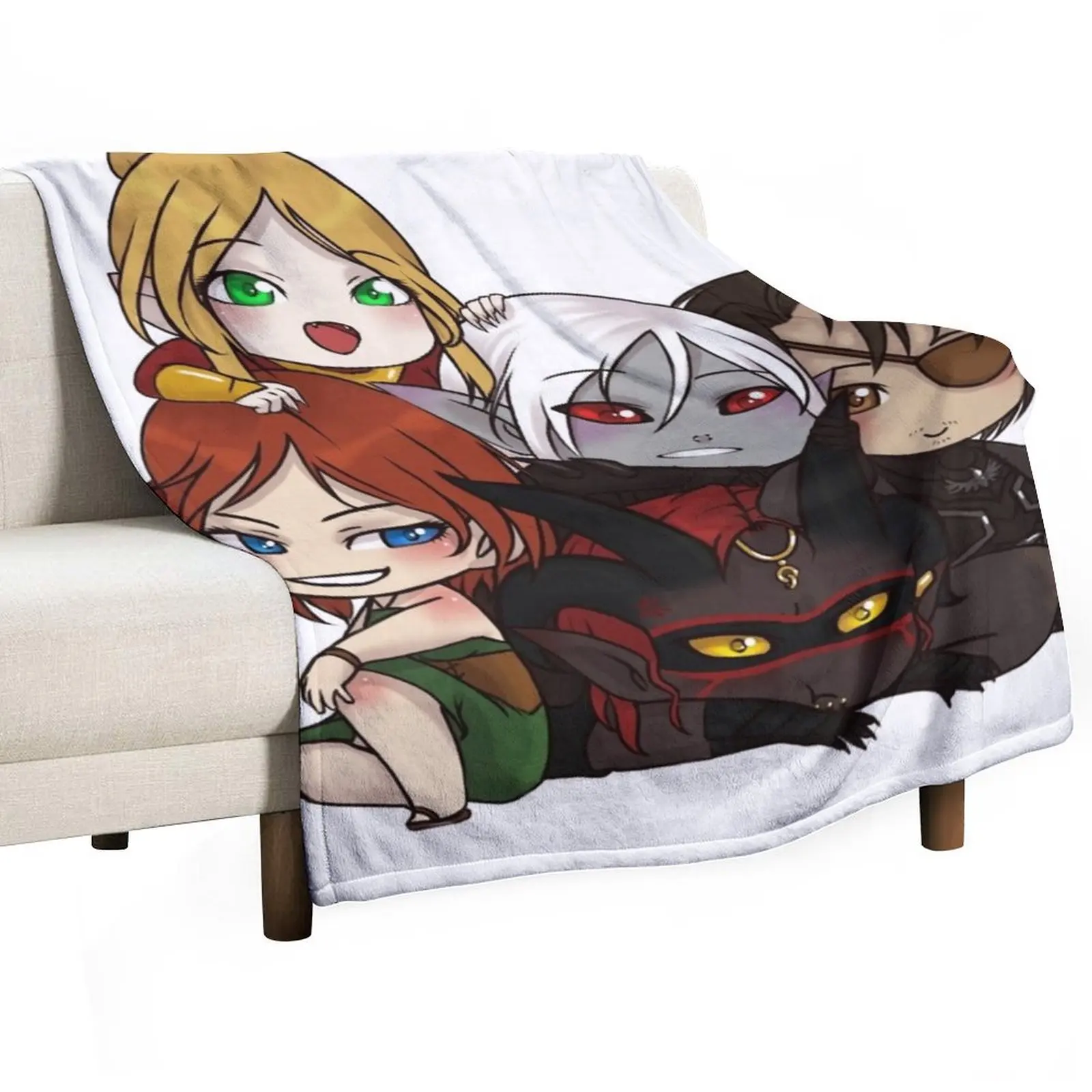 

The Round Table Throw Blanket Warm Stuffeds Hairy Kid'S Blankets