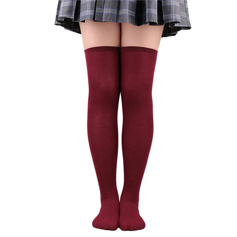 Schwarz/weiß gestreifte lange Socken für Damen, sexy Overknee-Oberschenkelstrümpfe, Overknee-Strümpfe, Damen und Mädchen, warme lange Röhrensocken ﻿ – Detail 3