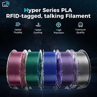 Original Creality Hyper PLA RFID Stardust Filament Multicolor Hyper PLA Starry 3D Filament 1KG 1.75mm for Most FDM 3D Printers