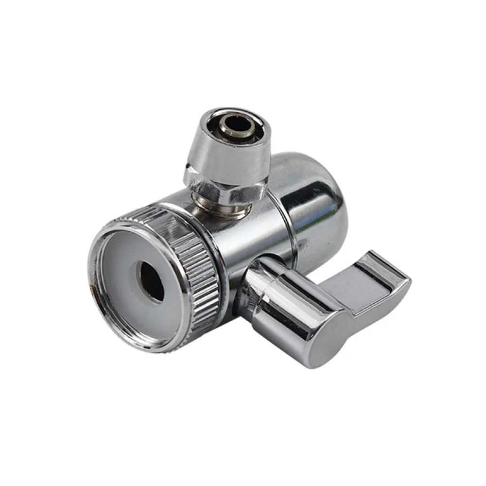 Metal Kitchen Faucet Switch Diverter Adapter For Water Filter System Pipe Fitting Connector Parts Hose Splitter Valve