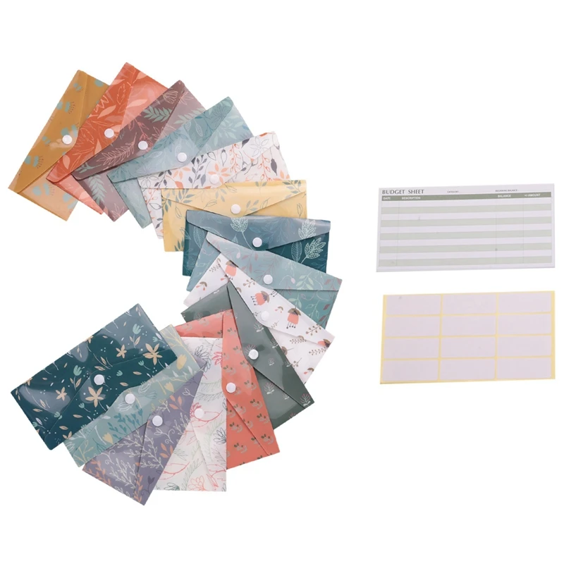 

Waterproof Cash Budget Envelope, Reusable Plastic Cash Envelopes, Money Envelopes For Budgeting And Saving