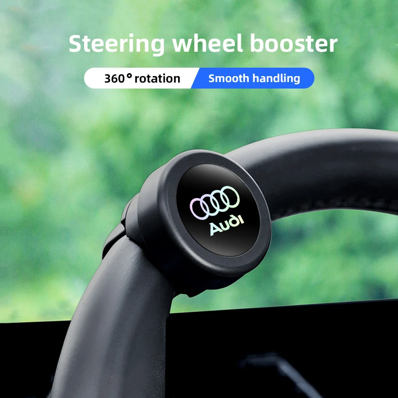 

Car Tire Valve/ Steering Wheel Knob Ball Automatic Rotation Booster For Audi Sline A3 A4 B8 B7 A6 C7 A5 A7 B9 B6 C6 Q2 Q3 Q5 Q7
