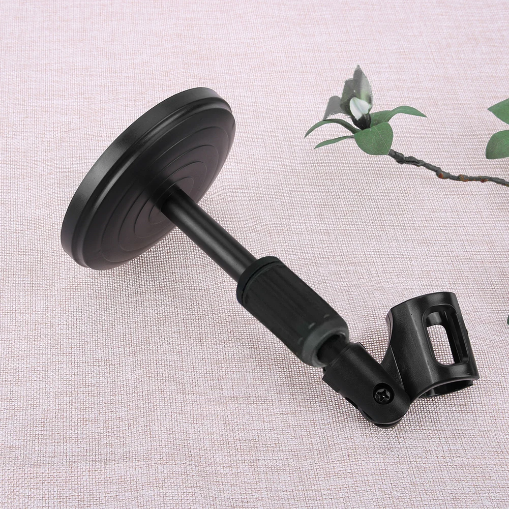 Foldable Desk Table Microphone Clip Stand Mic Tripod Adjustable Holder