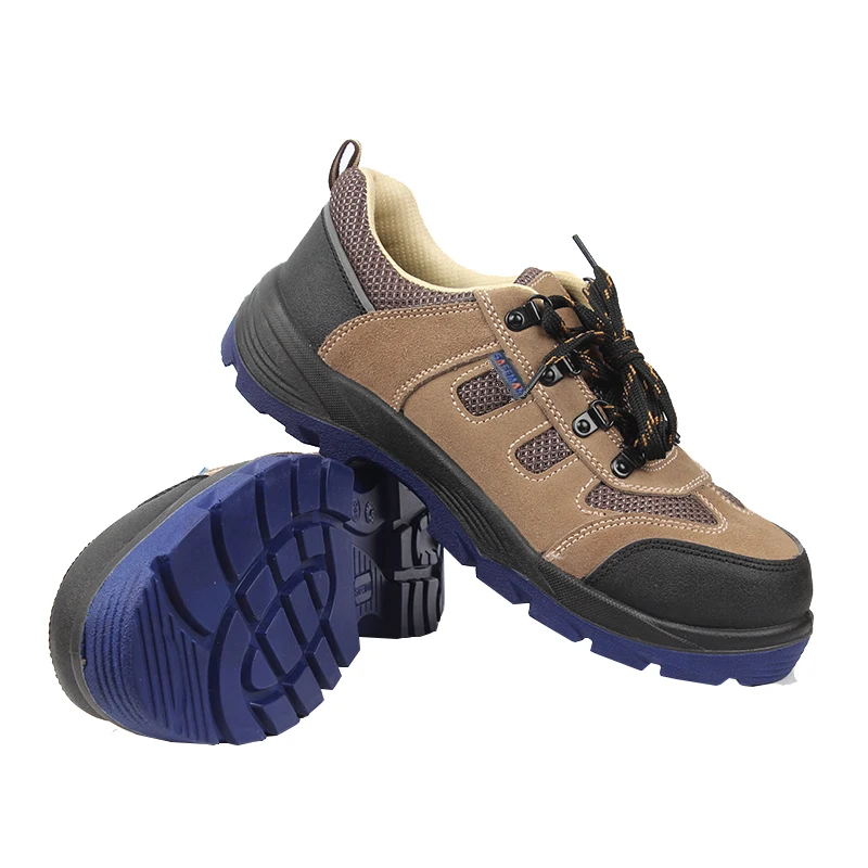 Safety shoes, anti-impact and anti-piercing work shoes, fashionable men's sports shoes, Lightweight, good breathability，COM4022