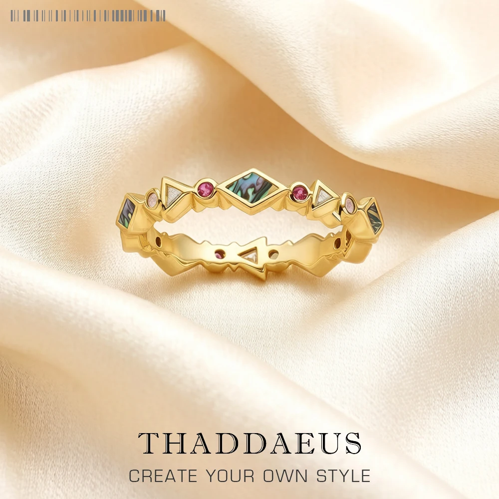 Vergoldeter viktorianischer inspirierter Ring aus Europa, Schmuck für Mädchen und Frauen, Sommer, brandneues romantisches Geschenk aus 925er Sterlingsilber
