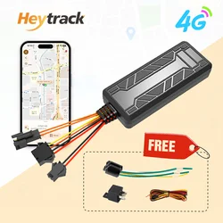 4G GPS Tracker For Car Motorcycle Anti-theft Vehicle GPS Tracking Device Mini GPS with Free Real Time Tracking Web APP and Relay