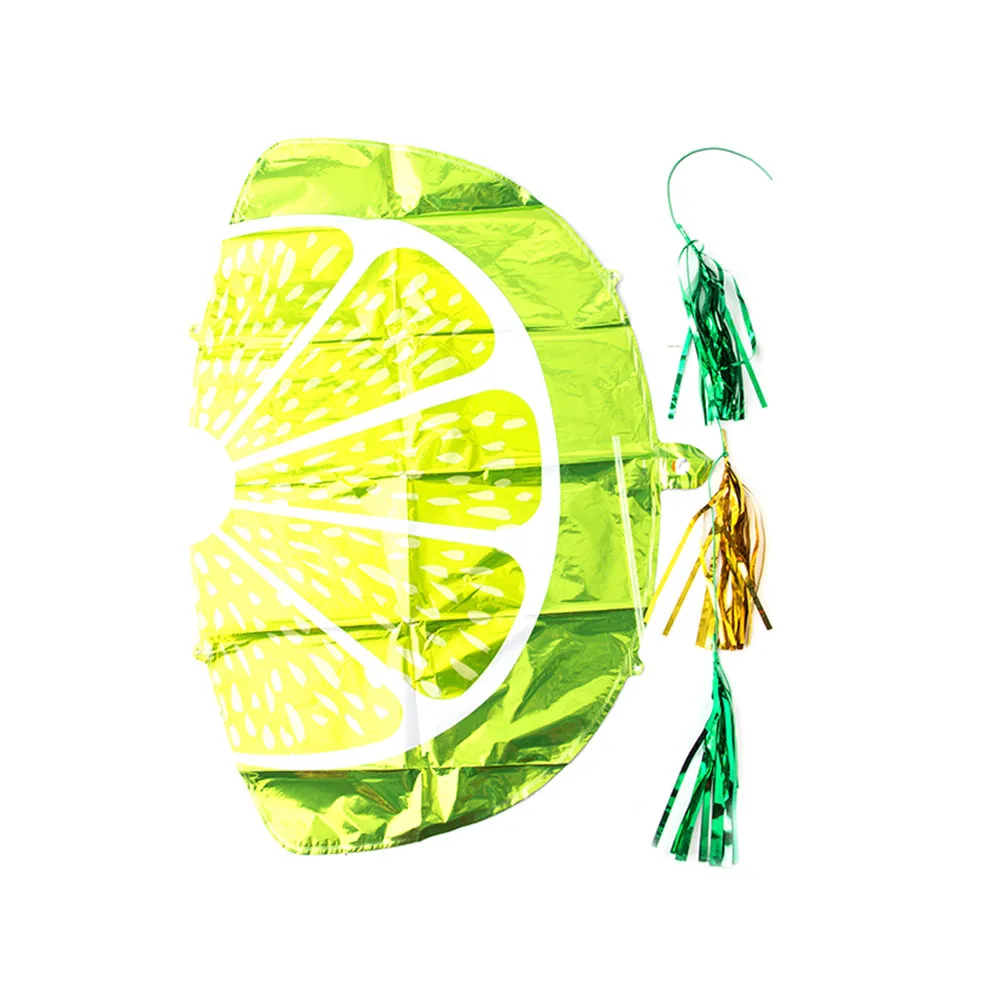 

3pcs Fruit Tassel Balloons Strawberry Foil Party Birthday Wedding Decorative Mylar Balloons Reusable Helium Air for Events