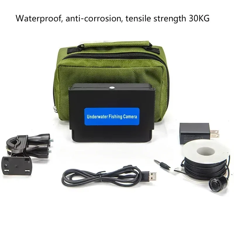 WF25C 20/30M Cable Underwater Portable Fishing Camera/Monitor System   fishing camera  камера для рыбалки  ice fishing finder