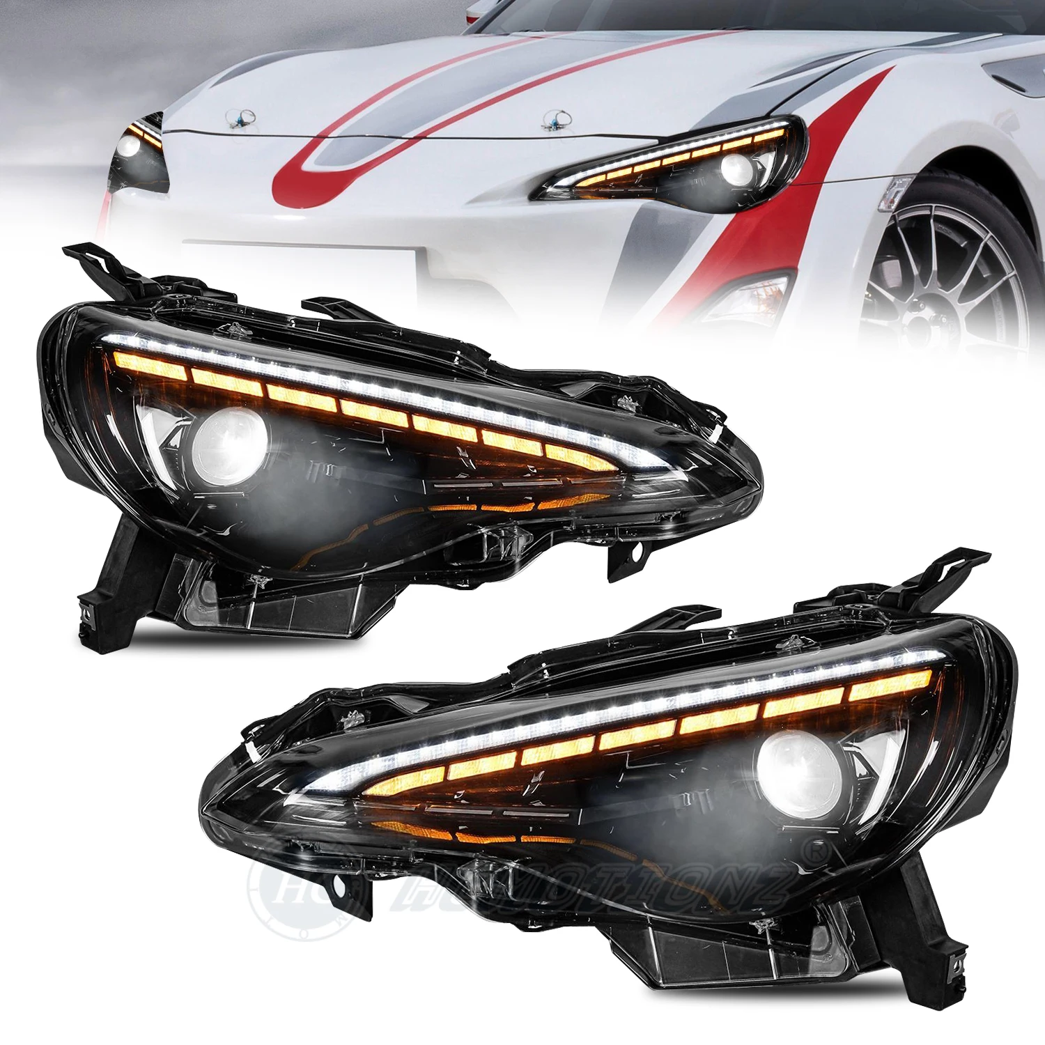 

HCMOTIONZ High quality Accessories front lights 2012-2022 Start up Animation LED For Toyota 86 Headlights For Subaru brz