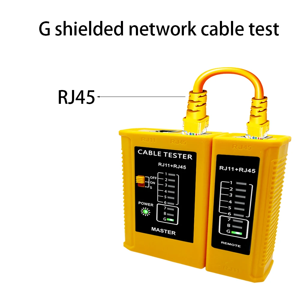 Testeur de câble lan RJ45 RJ11 RJ12 CAT5 UTP, testeur de câble réseau, outil de réparation réseau