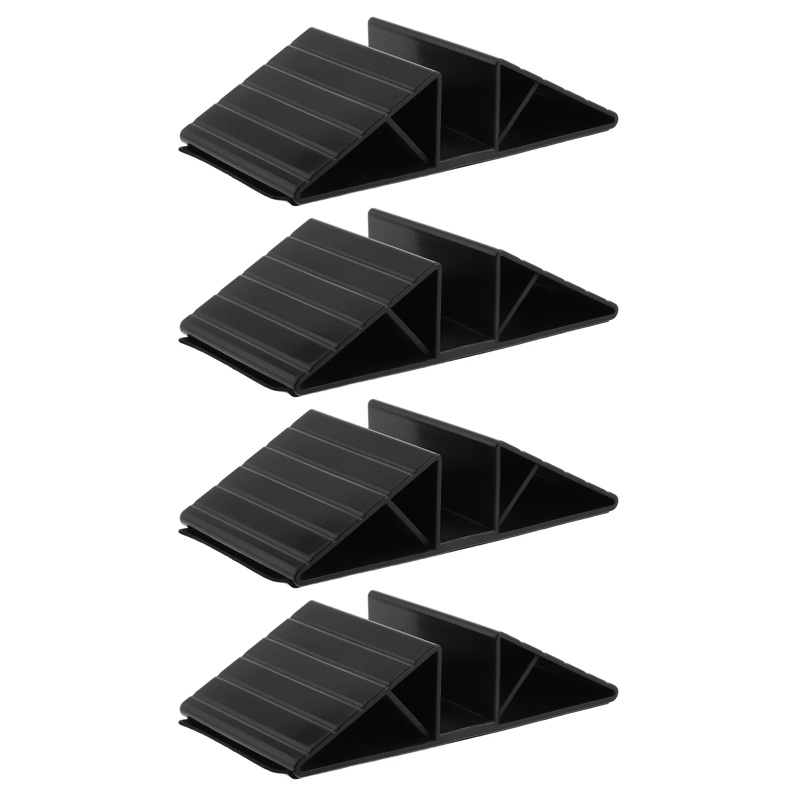 

4pcs Child Pet Gate Stabilizer Fence Support Accessories Black Standing Triangle Reinforcement Panel Isolation Dog Gate